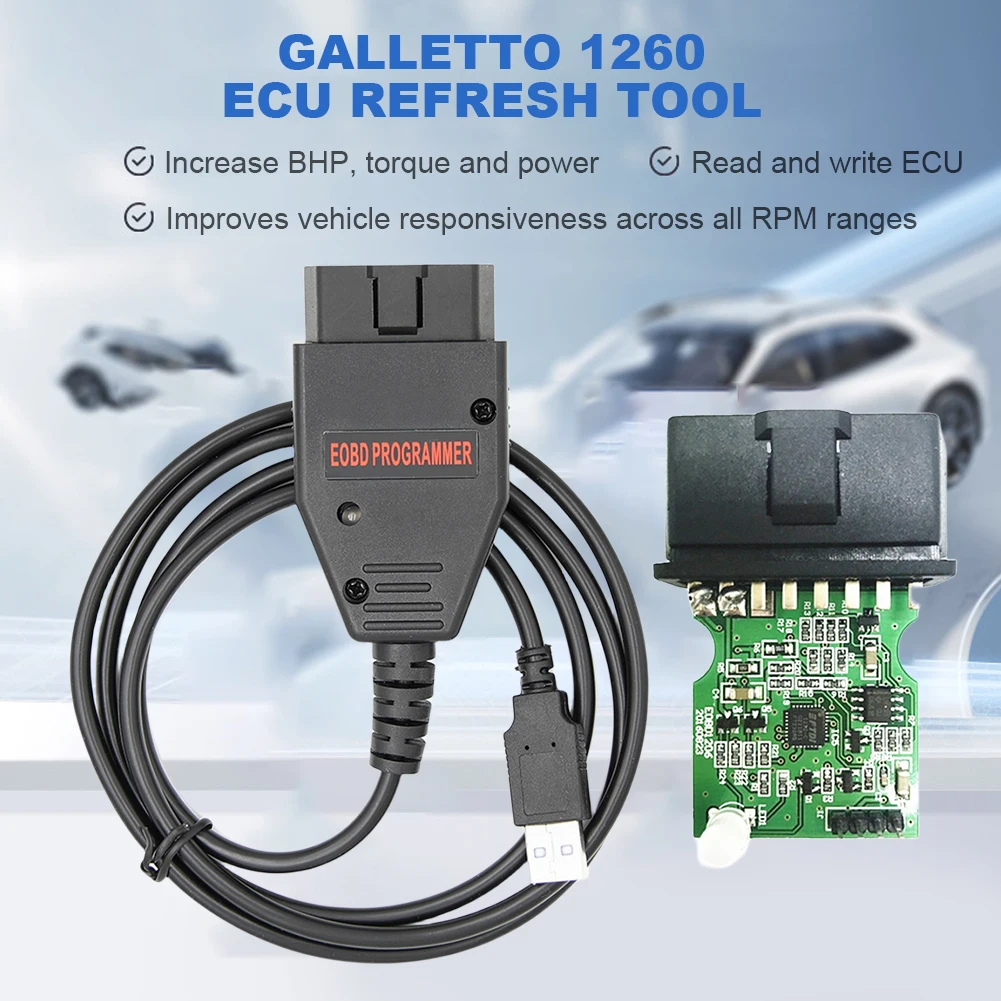 Galletto 1260 Инструмент для н – обзор и цена Ecu Chip Tuning Tool Obd