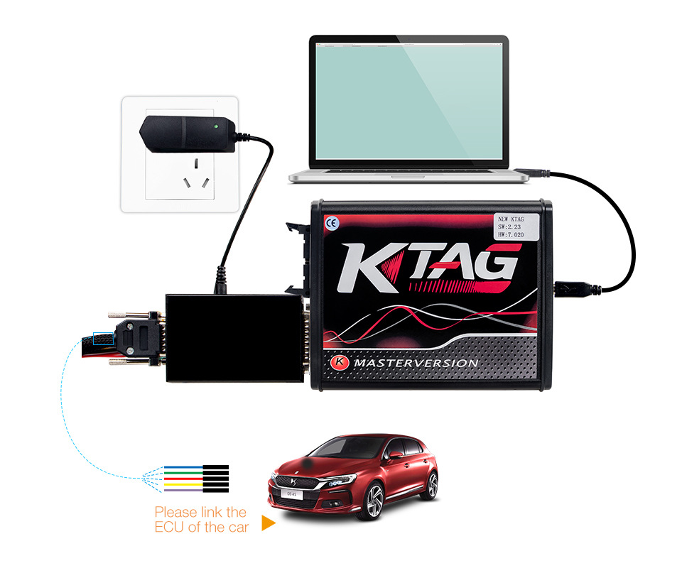 Набор для чип-тюнинга ЭБУ, инс – обзор и цена Ecu Programmer Kess V2