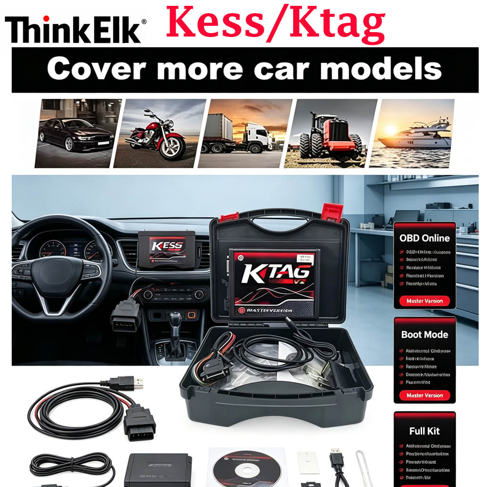Новый программатор ЭБУ Kess/Kt – обзор и цена Ecu Programmer Kess V2